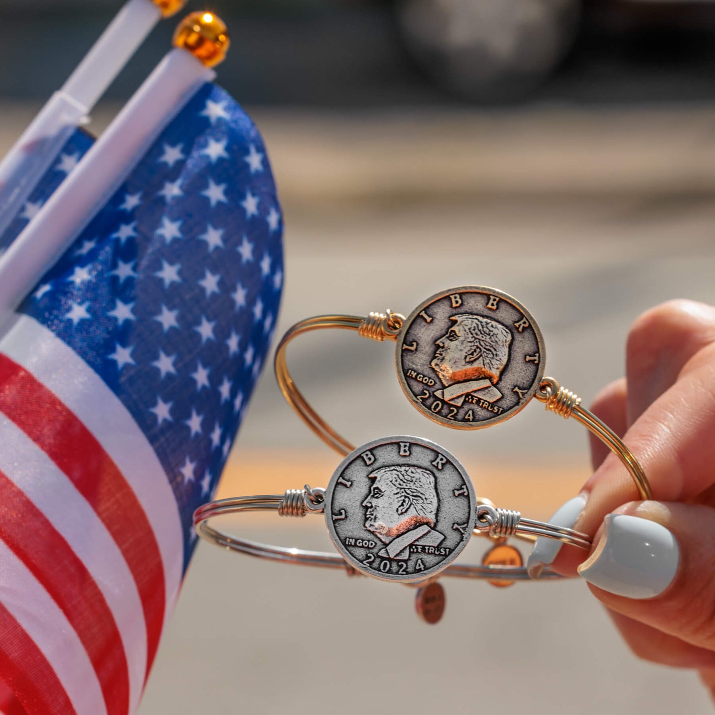 Trump American Coin Bracelet