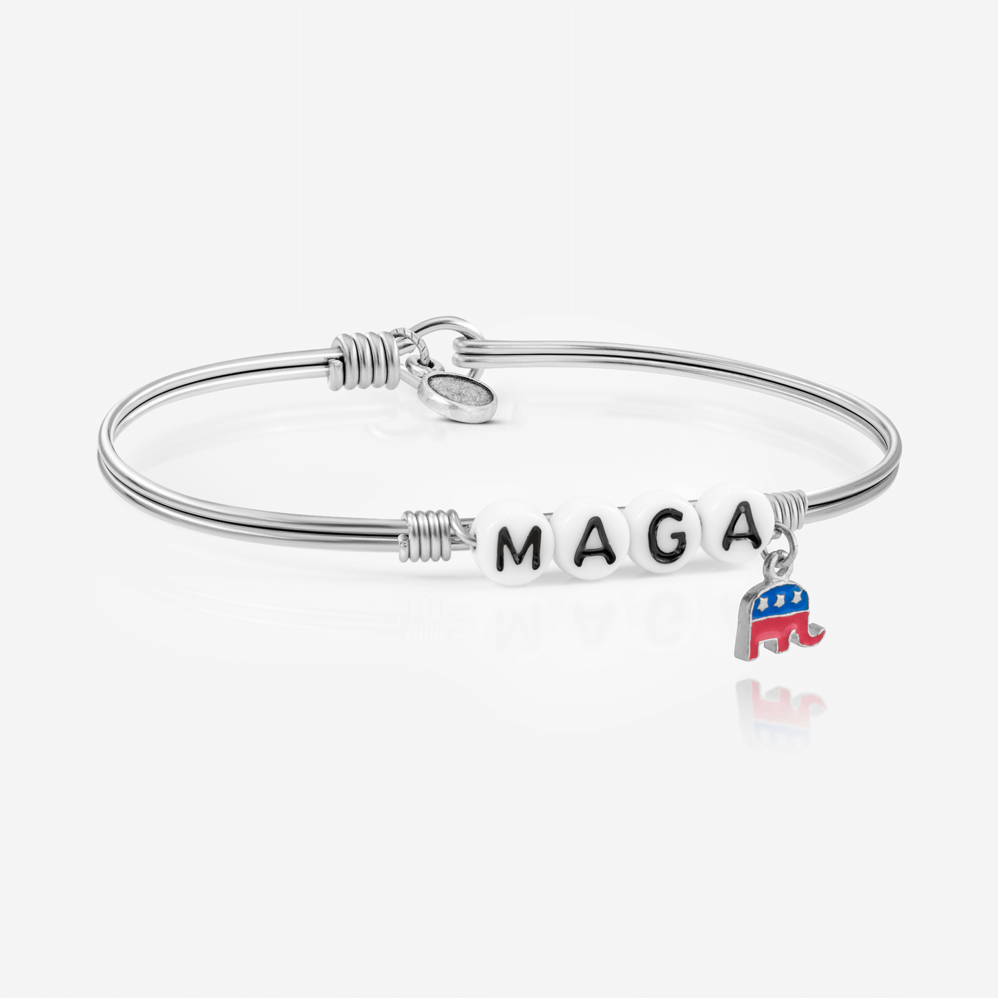 MAGA BRACELET WITH REPUBLICAN CHARM